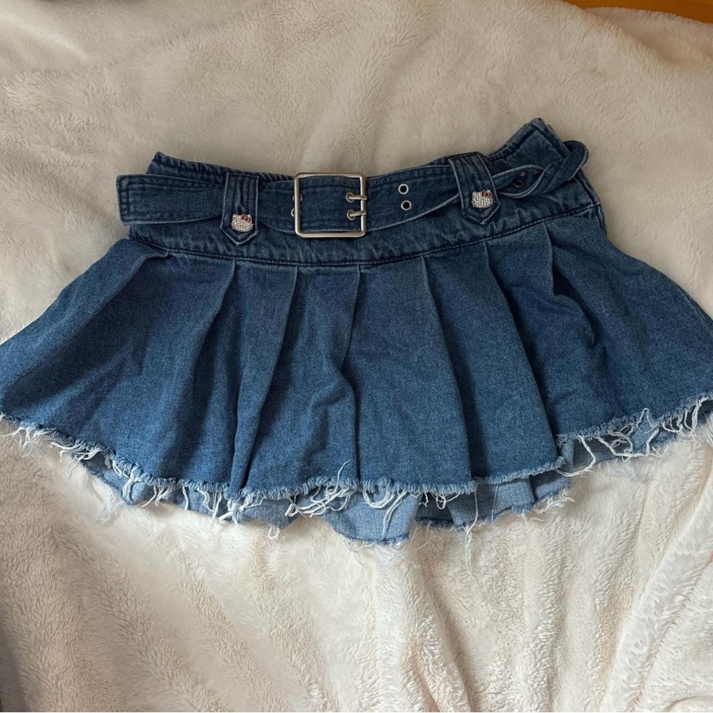 Forever 21 x Hello Kitty Denim Skirt